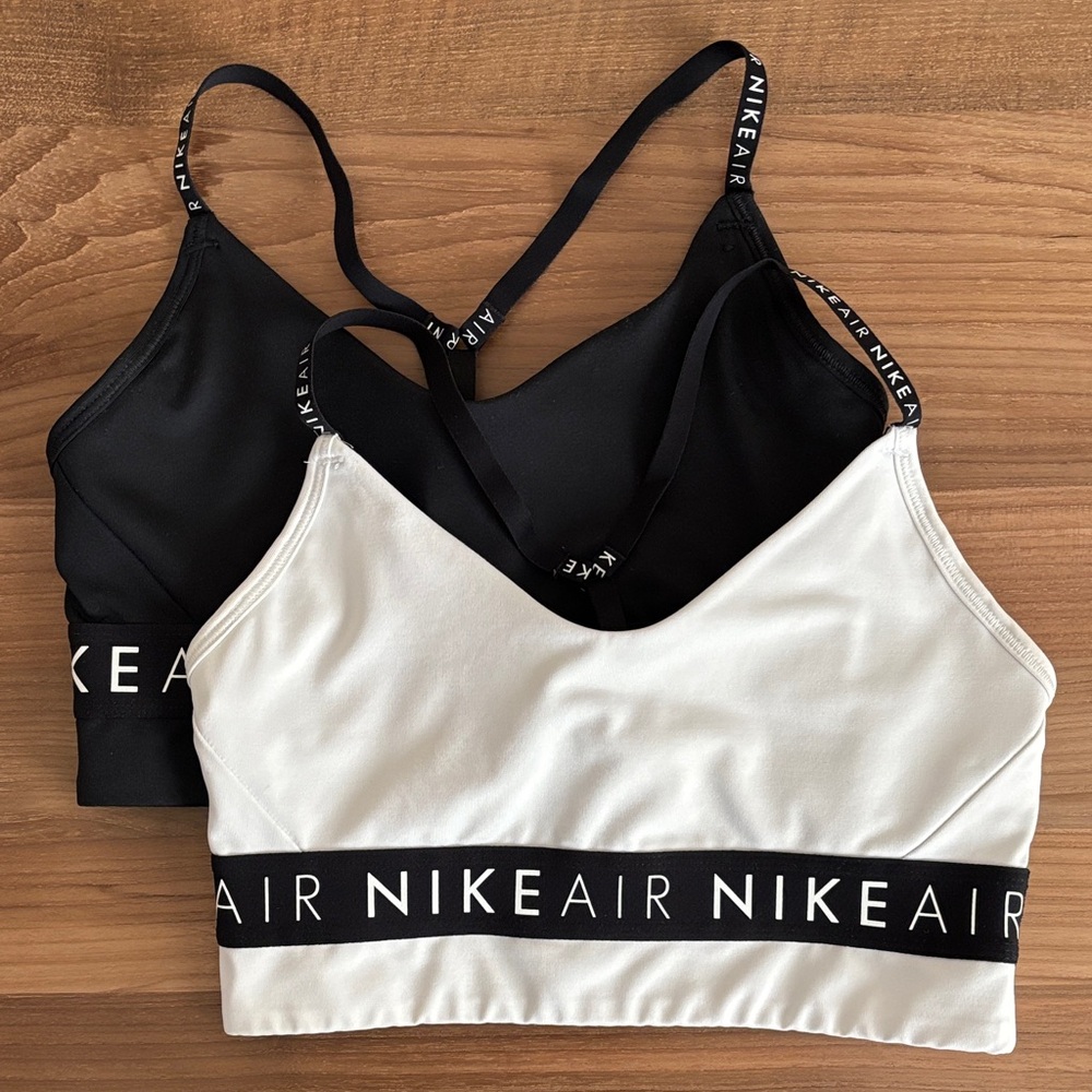 Nike Air Black and White Sports Bras